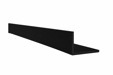 Hliníkový uholník 100x100x6 R0,5 - RAL