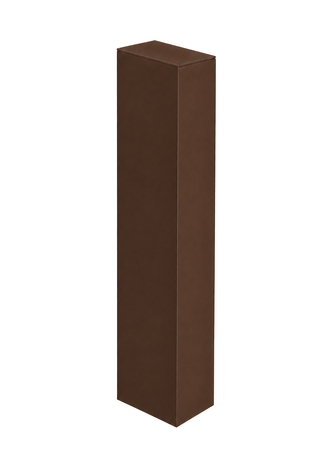Hliníkový stĺpik 200x100x4 R0,5 na zabetónovanie